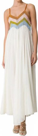 Forte_Forte Crochet Soleil Maxi Dress In Garden
