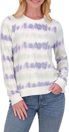 Lucky Brand Crewneck Pullover in Blue Tie Dye at Nordstrom Rack, Size X-Small