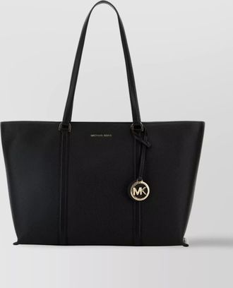 Michael Kors large leather shopping bag temple