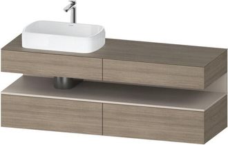 Duravit Qatego Consola Mueble Bajo Lavabo, 2 Extensiones, 2 - Duravit