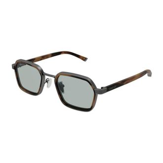 Gucci Square Frame Sunglasses - male - Gucci - Sunglasses - Gray - 51 MM - Accessories