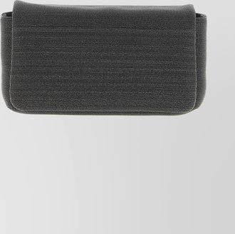 Brunello Cucinelli textured clutch bag adjustable strap