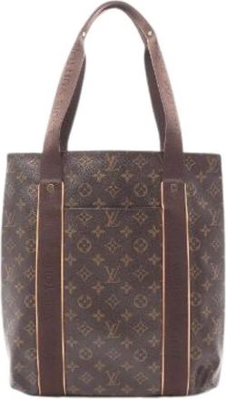 Louis Vuitton Pre-owned Tote Bags, male, Brown, Size: ONE SIZE Pre-owned Cabas Beaubourg Monogram Tote Bag