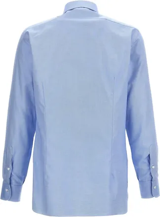 Barba Cotton Shirt - Light Blue