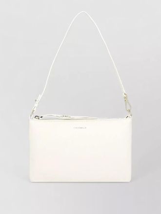 Coccinelle leather shoulder bag removable handle adjustable strap