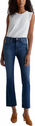AG - Adriano Goldschmied Farrah Boot Crop Mid Rise Jeans In 11 Years Memory