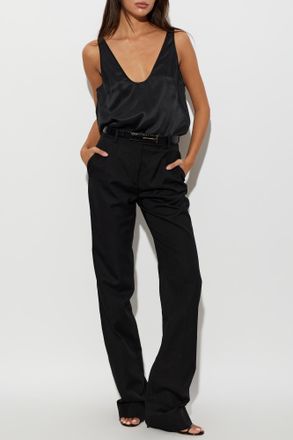 Tom Ford Silk Top, Womens, Black