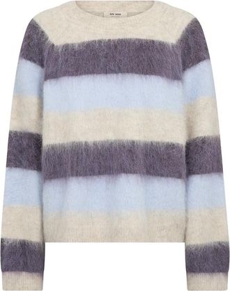 Mos Mosh Gebreide kleding - Dames - Ronde hals truien - Veelkleurig - XS - Truien & Vesten