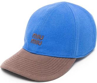 Miu Miu Drill Baseball Cap