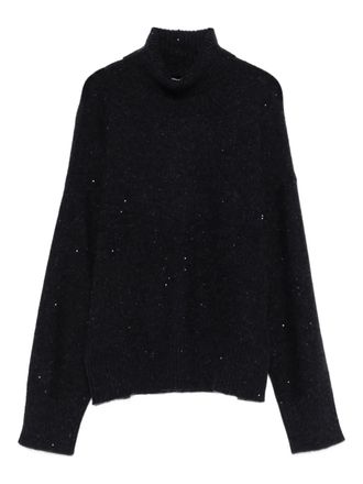 Fabiana Filippi roll-neck sweater - Blue