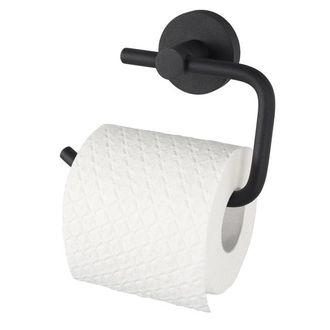 Haceka Kosmos Toiletrolhouder - zonder klep - mat zwart