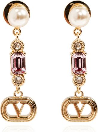Valentino Garavani Cystal Oorbellen - Dames - Oorbellen - Geel - ONE Size - Accessoires