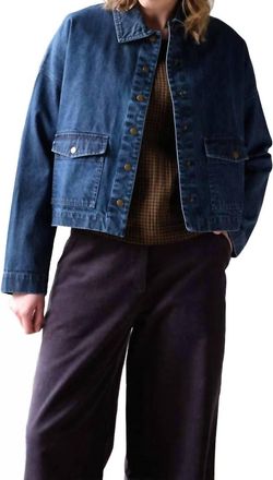 Bibico Maya Relaxed Jacket In Heavy Denim
