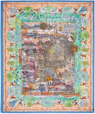 Faliero Sarti x Paolo Fiumi Milano Scarf