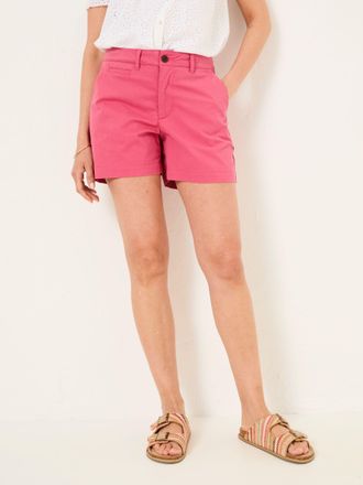 Fat Face FatFace Padstow Dark Pink Chino Shorts