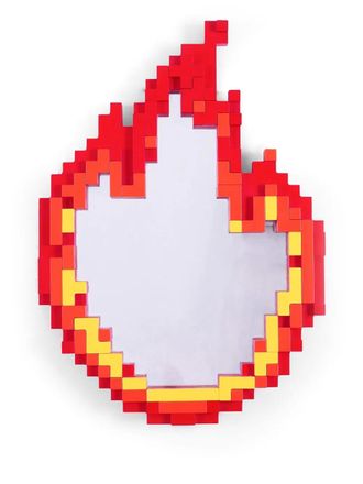 Seletti Specchio Pixel - Rosso