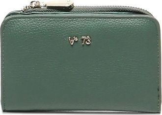V° 73 Portafoglio in pelle con zip - Verde