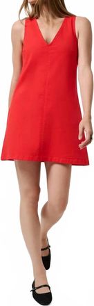 Travis Mathew Everyday V-Neck Dress In Tomato