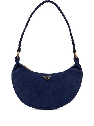 Guess Co mini Amita braided shoulder bag - Blue