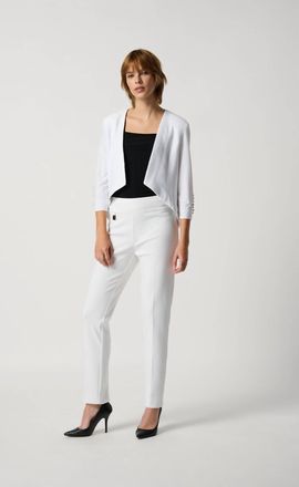Joseph Ribkoff Tailored Slim Pant In White