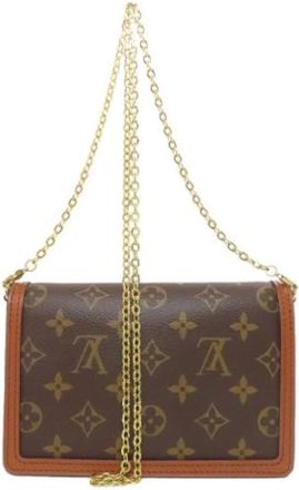 Louis Vuitton Pre-owned Monogram Reverse Shoulder Bag - Dames - Vintage Schoudertas - Bruin - ONE Size - Vintage