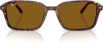 Ray-Ban Raimond Zonnebril - unisex - Zonnebrillen - Bruin - 58 MM - Accessoires