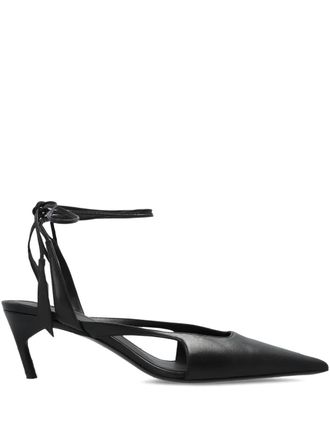 The Attico Pumps Diane con nodo alla caviglia - Nero