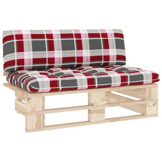 vidaXL Divano Centrale Giardino su Pallet in Legno di Pino Impregnato vidaXL