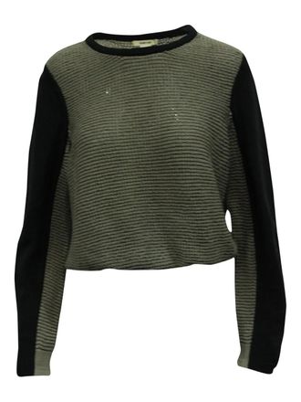 Helmut Lang Maglione con inserti - Grigio