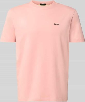 HUGO BOSS Regular Fit T-Shirt aus Baumwoll-Mix Modell TEE in Pink, Gr&ouml;&szlig;e XXXL