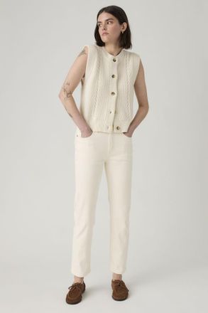 Levi's Jean Crop 501 - Mujer - 23X26 - Blanco / Surprise Guest