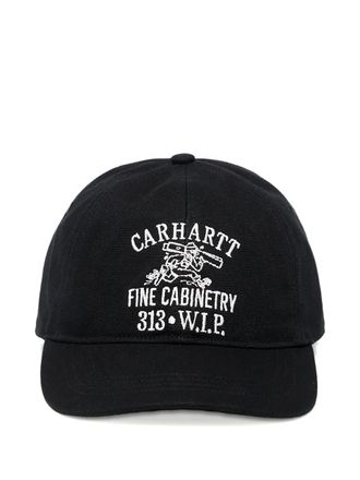 Carhartt Work in Progress cabinetry embroidered cap - Black
