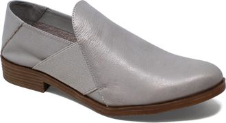 Django & Juliette Womens Kefect Slip On Shoes In Misty And Platino Wash Leather