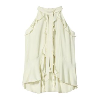 Luisa Cerano Luisa Cerano, Sleeveless Tops, female, Green, Size: M Bluse Luisa Cerano