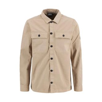 Barbour Light Jackets, male, Beige, Size: M Arlo Overshirt