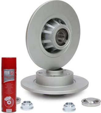 OEM Discos De Freno Recubiertos ms Con Rodamiento 2 Pcs Traseros Nissan Primastar, Opel Vivaro, Renault Trafic Ii