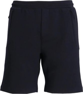 BOSS Shorts met trekkoordtaille - Zwart