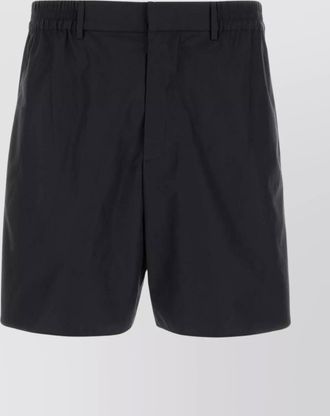 Fendi cotton straight-fit bermuda shorts