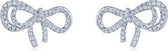 Kwiat Ribbon Diamond Bow Earrings in Platinum at Nordstrom