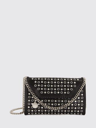 Stella McCartney Mini borsa a tracolla Falabella in Eco Alter Mat con borchie