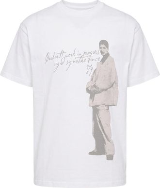 Carhartt Work in Progress White Crew Neck T-Shirt
