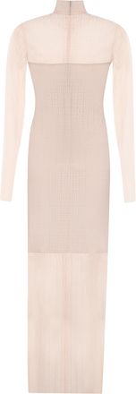 Givenchy Womens Pink Lace 4g Dress - Nude Nylon - Size EU 38 (Womens)