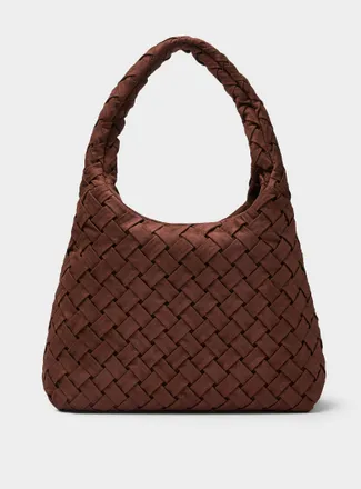 Steve Madden Womens Brhianon braided hobo bag