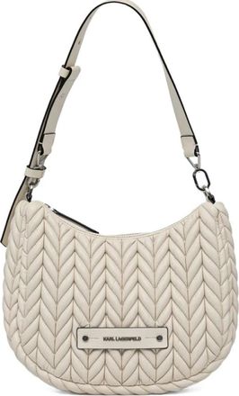 Karl Lagerfeld Shoulder Bags, female, White, ONE SIZE, K/Weave Shoulder Bag