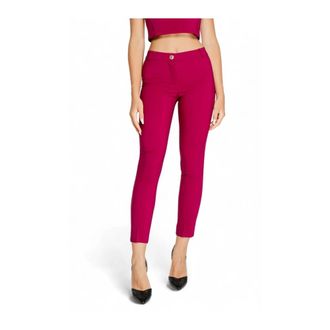 Rinascimento Tailored SlimFit Enkellaagse Broek - Dames - Broeken - Rood - Maat: W34 Poliester