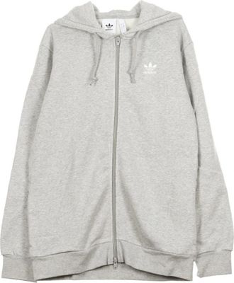 adidas Hooded Sweatshirt - Heren - Sportshirts - Grijs - XL - Katoen - Fitness