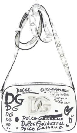 Dolce & Gabbana Pre-owned Crossbody Tas - Dames - Vintage Schoudertas - Wit - ONE Size - Vintage