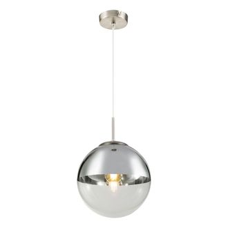 Globo Lighting L&aacute;mpara Colgante - Varus - N&iacute;quel - Vidrio - &Oslash; 25cm - E27 - Globo