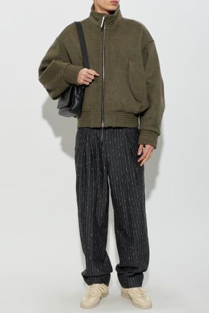 Jacquemus Wool Jacket Losange, Mens, Green