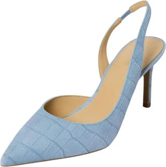Michael Kors Alina Flex Sling Pump - Dames - Pumps - Blauw - 38 EU - Schoenen